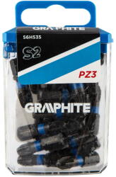 GRAPHITE Biți de impact PZ3 x 25 mm, 20 buc (TOP-56H535) - vexio