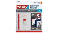 tesa Akasztószög, öntapadó, állítható, TESA Powerstrips, érzékeny felületre