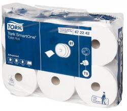 Tork Toalettpapír, T8 rendszer, 2 rétegű, 19, 9 cm átmérő, TORK SmartOne, fehér