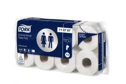 Tork Toalettpapír, T4 rendszer, 2 rétegű, 10, 3 cm átmérő, Advanced, TORK, fehér