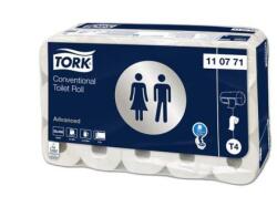 Tork Toalettpapír, T4 rendszer, 2 rétegű, 12, 5 cm átmérő, Advanced, TORK, fehér