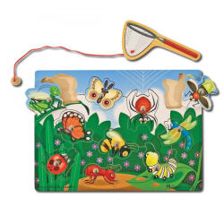 Melissa & Doug Melissa and Doug fa készégfejlesztő játék Mágneses lepkeháló (KN377900)