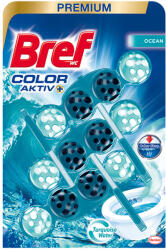 Bref Color Aktiv WC frissítő Torquoise Ocean - 3x50g