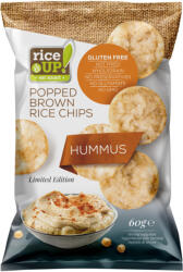 RiceUP! barna rizs chips humusz ízű 60 g - foodker