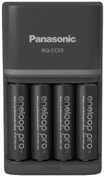 Eneloop Panasonic Eneloop K-KJ55HCD40E AA 2500mAh gyors akkutöltő +4xAA akku (KKJ55HCD40E-N) - nyomtassingyen