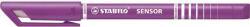 STABILO Tűfilc, 0, 3 mm, STABILO "Sensor", lila (189/58) - nyomtassingyen