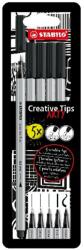 STABILO Flictoll STABILO Cretive Tips Arty black 5 darabos (89/5-1-20) - nyomtassingyen