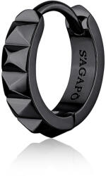 S'Agapõ Fekete single karika fülbevaló Proud SPD36 - 1 db