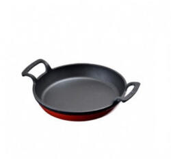 Lava öntöttvas sütő, piros, kerek, 20cm, két fülű (290059)