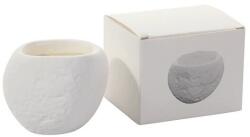 Flippy Illatos gyertya, Flippy, Absztrakt minta, Osmanthus esőaroma, szójaviasz, 8 x 5, 5 x 6 cm, fehér (134531)