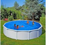 Pontaqua WHITE 550 x 120 cm kerek medence szkimmerrel, befúvóval (FFA_813) - kontaktor