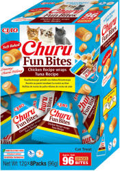  Inaba Ciao Churu Fun Bites - Tonhalas töltött wrap falatok 96 g