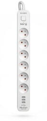 Kerg 6 Plug + 3 USB 1,5 m Switch (M02597)