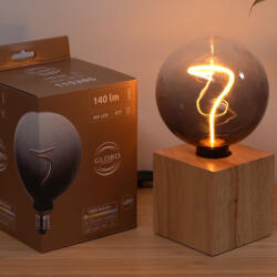 GLOBO E27 LED dekor fényforrás, 4 W, 140 lm, 1800 K, színátmenetes füstszínű üveg (11538S)