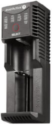 EverActive AAA alkáli elem akkutöltő UC-100C Ni-MH (AA, AAA, C), Li-ion (18650) töltő, USB-C kábellel (UC-100C)