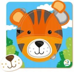 dodo Dodo: Tigris - 5 darabos mini puzzle (DOP300351) (DOP300351)