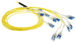 ACT Singlemode 9/125 OS2 Preterm fiber cable 24F LC Polarity Twist 90m Yellow (DC5564)