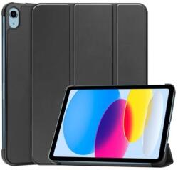Gigapack álló bőr hatású flip tok Apple iPad 10.9 (2022) fekete (GP-132719)