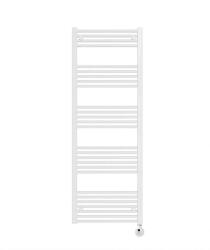 Hunor 600 x 1600 elektromos törölközőszárító radiátor, egyenes, fehér, digitális 900 W - warnex