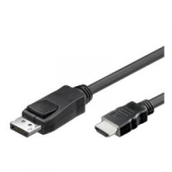 TECHLY Kijelző csatlakozó / HDMI Csatlakozókábel [1x DisplayPort dugó - 1x HDMI dugó] 1.00 m Fekete - aqua - 12 350 Ft