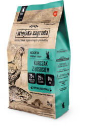 Wiejska Zagroda 2x5kg Wiejska Zagroda Kitten csirke lazaccal száraz macskatáp