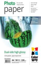 colorway Dual-side High Glossy A4, 50 db (PGD220050A4)