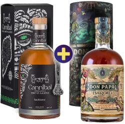Don Papa Baroko Harvest 0, 7l 40% TU + Cannibal Backbone - Citrus & Rhum 0, 7l 40% GB szett