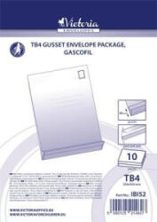 Victoria TB4 szilikonos redős-talpas tasak barna gascofil 10db (IBI52) (IBI52)