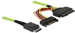 Delock kábel OCuLink PCIe SFF-8611 - U. 2 SFF-8639 1 m (85756) - pepita