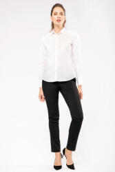 Kariban Női blúz Kariban KA506 Ladies’ Long-Sleeved pilot Shirt -XL, White