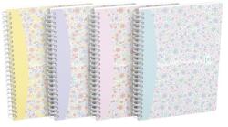 OXFORD Floral A5 vonalas spirálfüzet (400094953) - officedepot