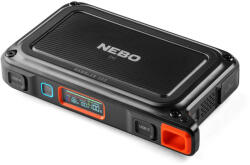 NEBO NEB-PST-0004-G Rambler PS100, PowerBank, 95, 9 Wh, 2x USB-A (2, 4 A), 1x USB-C PD (45W), Szolárpanel Kompatibilis, 385 Lm Lámpa