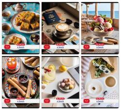 Herlitz Caiet Herlitz Taste the Globe A4 87-32 în carouri (400200724)