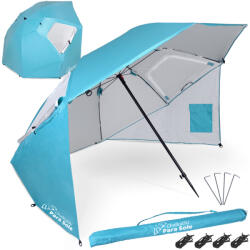 Inlea4Fun Napernyő 240 cm UPF 50+ Chalkidiki Para Sole - kék (JO-SP0784 NI) - inlea