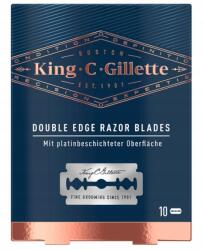 Gillette King C. Gillette, Dupla élű borotvapengék, 10 db (456789)