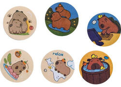  Öntapadós jegyzettömb Centrum CAPYBARA 45x45mm 50 lapos vegyes (PTRPP1132-0581)