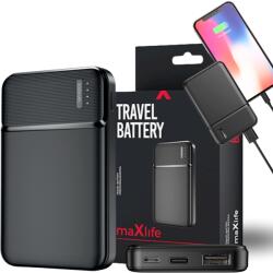 Maxlife Power Bank MXPB-01 5000 mAh Fekete (MXPB-01) - allegro - 3 410 Ft