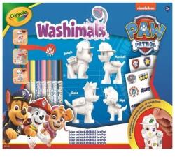 Crayola Washimals: Figurine Paw Patrol lavabile cu autocolante - set de 4 bucăți (74 0290)