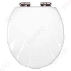 FERRO MDF wc ülőke fém zsanérokkal - WC/SOFTMUSLELY (WC/SOFTMUSLELY)