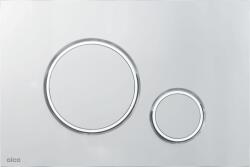  Alcaplast Thin kerek nyomlólap Sádromodulhoz - króm-matt (M772)
