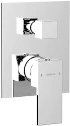 SAPHO Cubemix - Rejtett csaptelep, 2 készülékhez, testtel, króm CM042 (CM042)