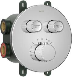 SAPHO Smart Select - Rejtett termosztatikus zuhanycsap, 2 készülékhez, króm RP032 (RP032)