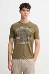 Aeronautica Militare tricou din bumbac barbati, culoarea verde, cu imprimeu, TS2413J686 PPYA-TSM21P_91X (TS2413J686)
