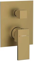 SAPHO Cubemix - Rejtett csaptelep 2 készülékhez, testtel, matt arany CM042GB (CM042GB)