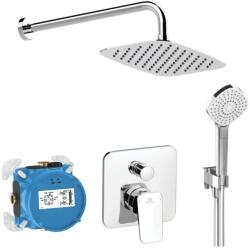 Ideal Standard CeraPlan - Zuhanyszett rejtett csapteleppel, testtel, 3 vízsugárral, 30x20 cm, króm BD195AA (BD195AA)