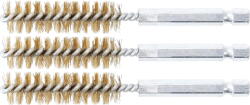 BGS Technic 9-3078-13-M motor-hengerfej furat tisztító kefe, 1/4", 13 mm, 3 db/csomag (9-3078-13-M)