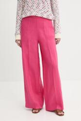 United Colors of Benetton pantaloni de femei din in PPYA-SPD0R2_42X (4AGHDF08K)