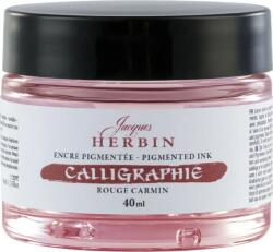 Jacques Herbin Calligraphy Калиграфско мастило Carmine 40 ml 1 бр (11329T)