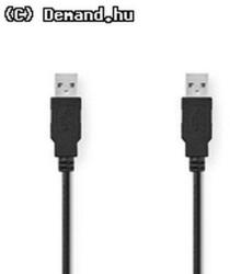 Nedis Kab USB A-A Összekötő 2m P-P Nedis CCGT60000BK20 (CCGT60000BK20)