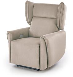 Halmar GELATO elektromos relax fotel, szín: bézs